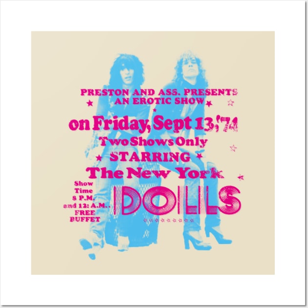 The New York Dolls Wall Art by HAPPY TRIP PRESS